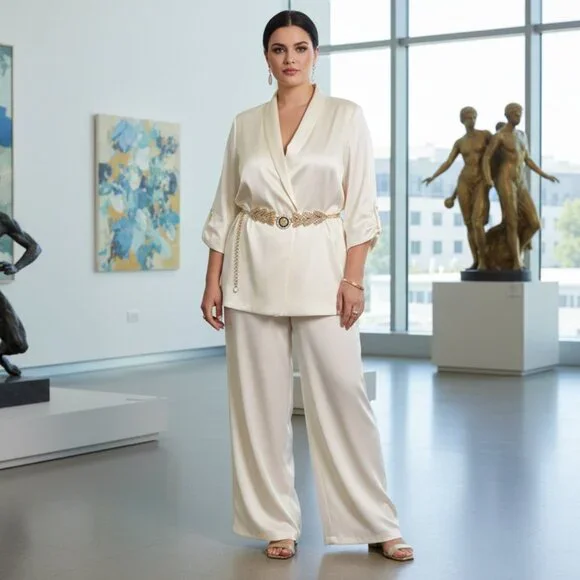 Women Gold Metal Chain Links Arrowhead Fashion Belt Lion Head Coin Charm M L XL - Picture 7 of 17